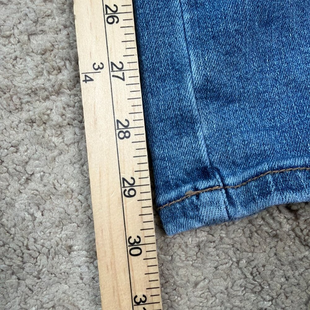 Judy Blue Jeans Womens 5/27 Blue Austin Tummy Control High Rise Ripped Knee - Picture 7 of 11